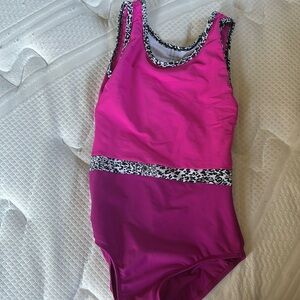 Girls child 10 Sylvia P gymnastics leotard